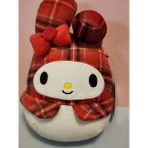 Squishmallow Sanrio Plush | Plaid My Melody NWT